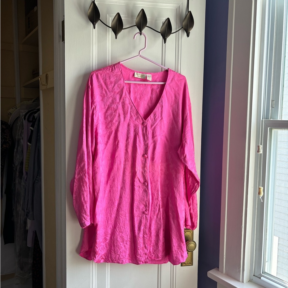 Pair of VINTAGE Victoria's Secret Silk Nightshirts